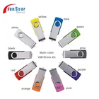 Free Logo Swivel USB Flash Drive 8GB 4GB 16GB 32GB,Twister Pen Drive USB Stick