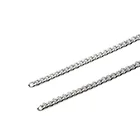 One-Stop Service Silver Chain For Women Wholesale Link Curb Twisted Stainless Steel Necklace Chain Roll Silver Chain For Women Necklace