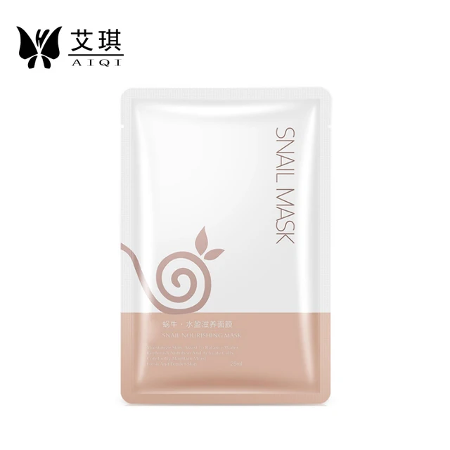 snail water filling nourishing and moist silk mask