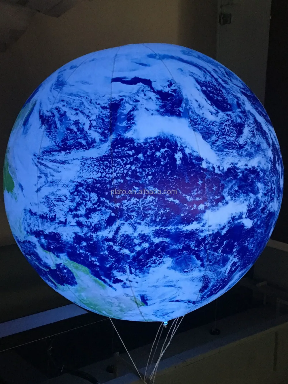 led lighting inflatable earth globe,decoration world globes