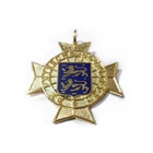 Custom Gold Plated Enamel Pendant With Chains