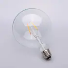 Manufacturer of globe led bulb G95 4w dimmable clear glass filament led light bulbs