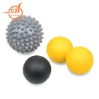 Non-toxic Eco Silicone double peanut Lacrosse massage ball