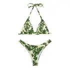 Custom Sportswear Product Type and Spandex / Polyester Material hand made bikini tops
