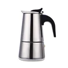 2 Cups Cooker Stainless Steel Mocha Espresso Coffee Maker