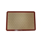 Custom wholesale premium eco-friend non-stick air fryer food grade kitchen silicone baking mat set for Macarons