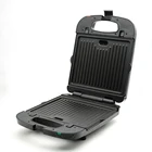 S119 Ningbo Tianzuo 180 degree open Sandwich Panini Grill with detachable plate Electric Contact Grill