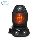 Electric Car Vibrate Heat Back Massage Chair Cover Seat Pad