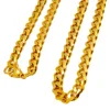 Olivia Fashion Curb Chain 100 Meters Dubai New Stainless Steel 18k Gold Chain Necklace For Men