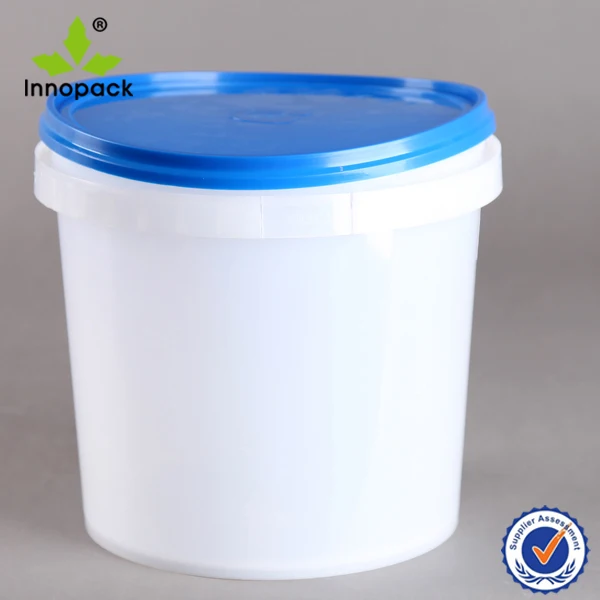 plastic 1 gallon clear paint bucket glue can 4 liter with lid, View 1 gallon paint bucket