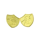 Custom Israel Building Blank Metal Badge Pins With Magnet