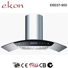 new 2016 ductless premium angled stainless steel low noise 5 speeds 60cm electronic kitchen range hood