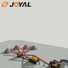 Joyal Complete fixed crushing plant 250-300TPH Jaw & Impact Crushing Plant