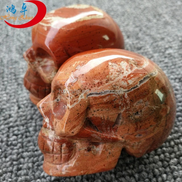 red jasper skulls