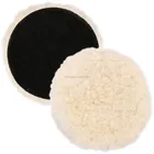 China manufacturer wholesale 5.5 inch round cleaning car buffing and polishing wool felt pad