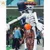 halloween night parade walking costume skull man ,led lighting inflatable skeleton puppet pumpkin man for sale