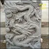 Professional Hand Carving Marble Stone Animal Dragon Column Wall Relief Sculpture