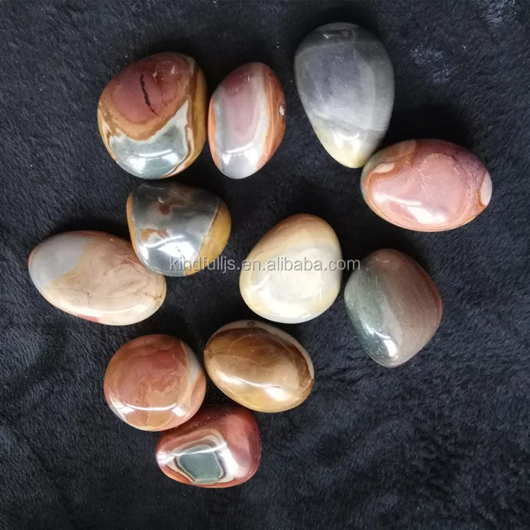 natural nice ocean jade jasper polished stones raw crystal stone