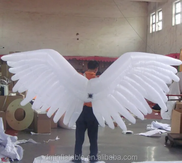 angel feathered wings costume