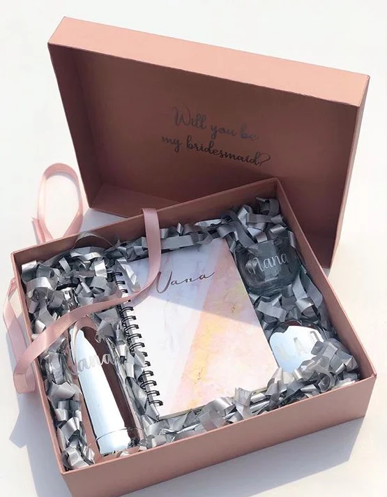 custom printed cardboard paper gift box birthday holiday