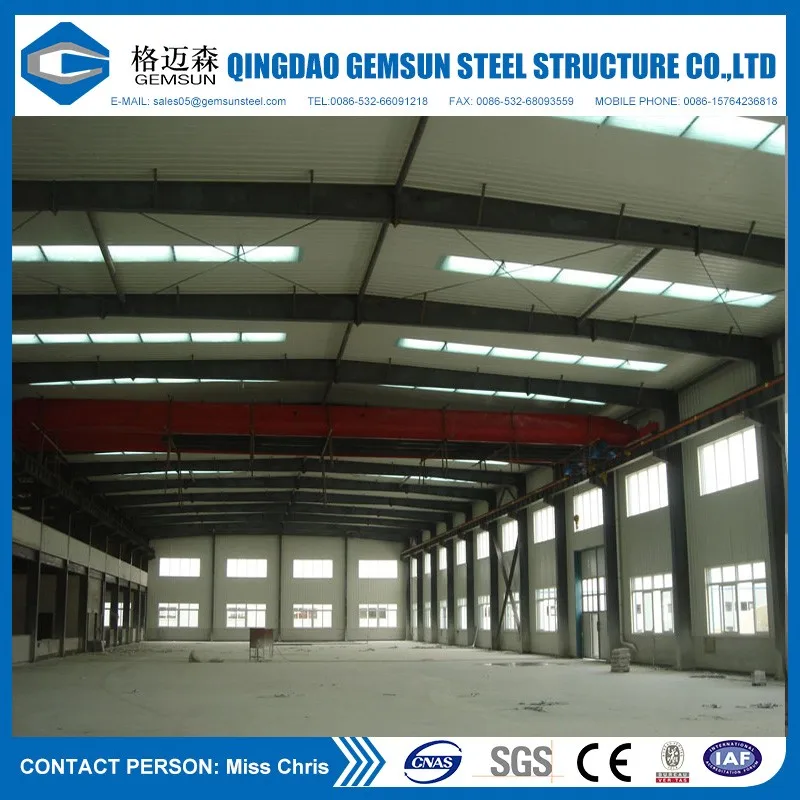 designed steel frame factory building