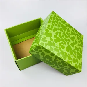 customized kraft paper base and lid gift box packaging company