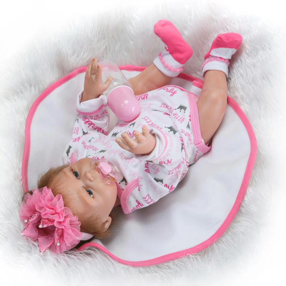 New Supler Real Boutique Reborn Babies Dolls 20 Full Body Silicone Reborn Boy Dolls Rooted Mohair Eyelashes Baby Gift Reborn (5)