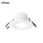 Savia Waterproof IP65 LED 5W COB Recessed Downlight Adjustable Round Ceiling Light Spotlight for Indoor Outdoor Bathroom