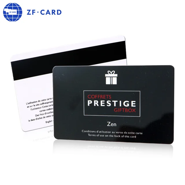 magnetic stripe membership card