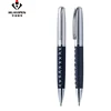New Style Mended Design Joining Silver Pen Leather Custom Ballpoint Pen