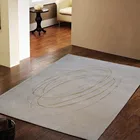 Chinese handmade wool and silk carpet design