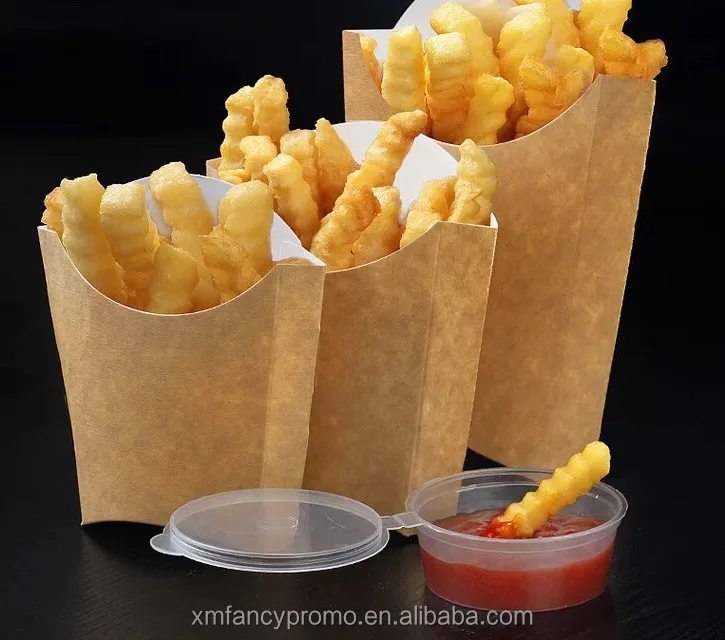 folded potato chips paper box