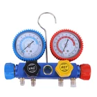 4way Gauge A/C Diagnostic Tester Manifold Set R134a.