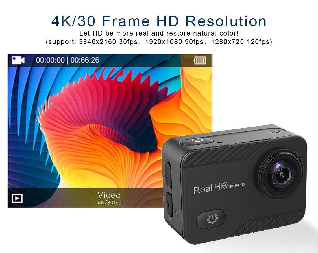 Hdking Icatch V Hd Real K Fps Degree Wide Angle Action Camera