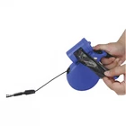 Factory Hot Sell Private Label Automatic Retractable Dog Leash With Flashlight and Bag Dispenser