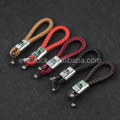 Fabric car logo keychain-A.jpg