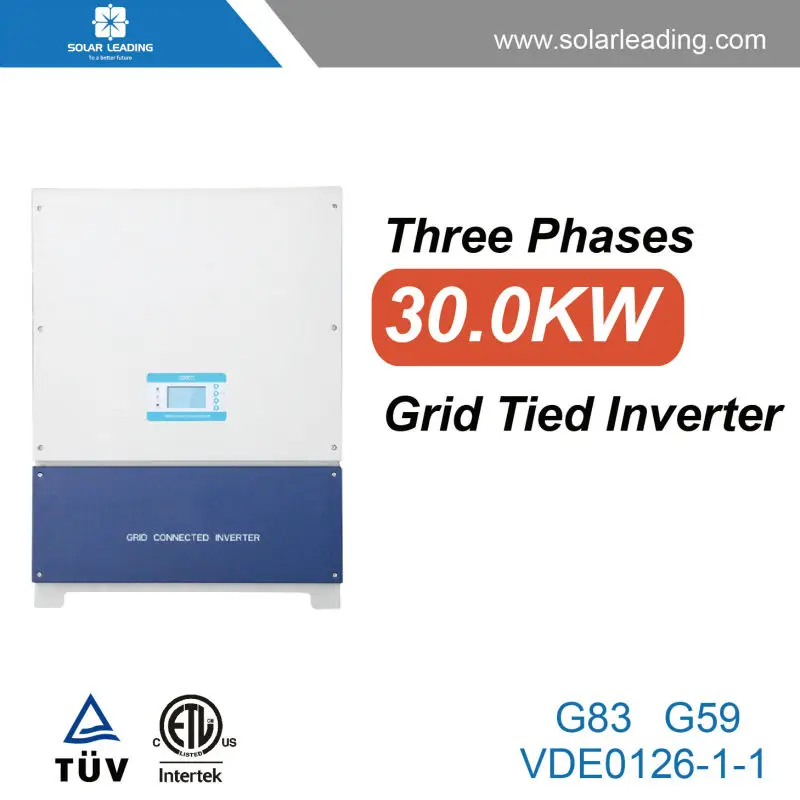 Inverter Solar To Connect To Solar Panels For 30kw Grid Tied Solar