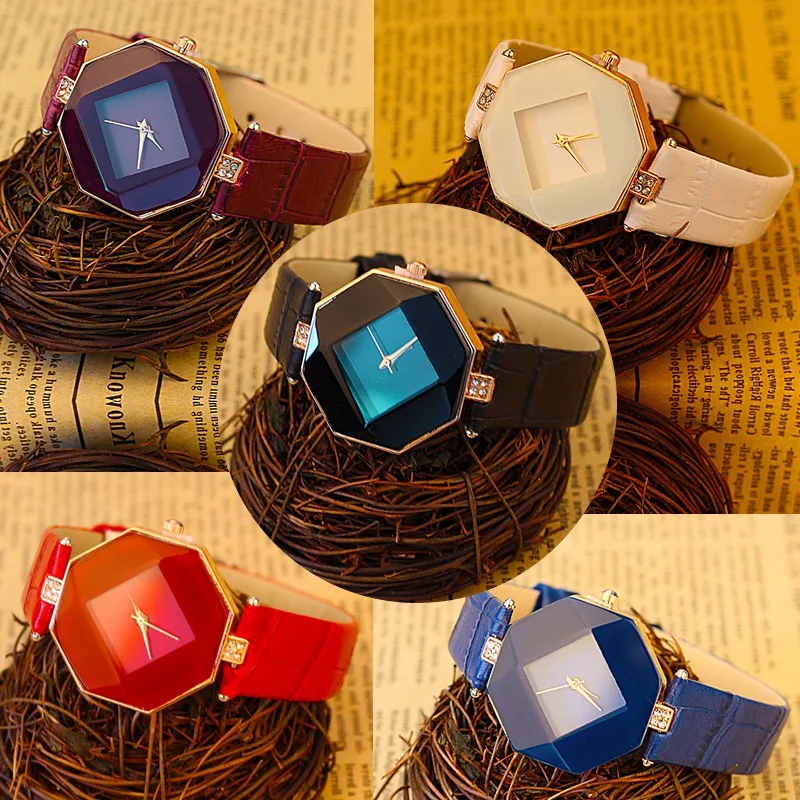 high-quality-2016-new-5color-jewelry-watch-fashion-gift-table-women-Watches-Jewel-gem-cut-black (1)