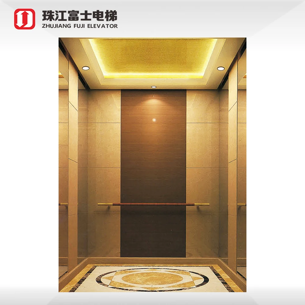 ZhuJiangFuji Commercial Building passenger elevator classical elevator lift