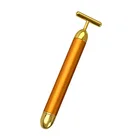 Free Sample Beauty Device Gold Energy Facial Vibrating Bar Massage Face Machine