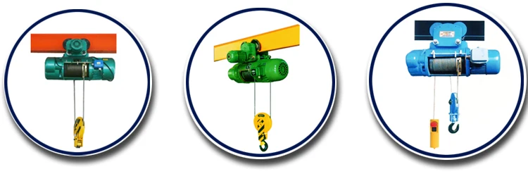 Hot sale 1 ton Small Wire Rope Hoist 220-230 Volt Electric Winch construction equipment lifting crane