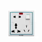 Multi purpose socket wall board universal ac plug household wall mounted power outlet socket