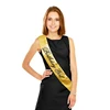 Customized Personalized Colorful Satin Sash For Bachelorette Parties , Birthdays and Proms Pageants