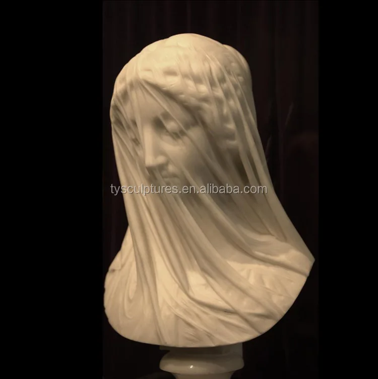 female marble bust