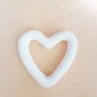 Polystyrene foam craft heart shaped wedding decor