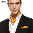 Custom Request High Quality Mens 100% Silk cravats Match sets