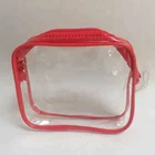 clear beauty travel kit items toiletry plastic bag for makeup