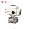 SS 304/304L/316/316L electric stainless steel 3-pieces ball valve