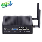 x86 DC 12V Win7 linux ubuntu embedded Mini pc without fan for computer host DDR3 MSATA Cheap mini pc manufacturer