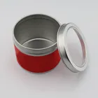 Wholesale Printed aluminum Empty Loose Tea Packaging hand cream Metal Tin jar